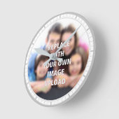 写真の印刷先 ラウンド壁時計 (傾斜)