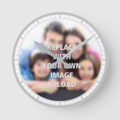 写真の印刷先 ラウンド壁時計 (正面)