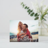 写真の取り消し日時の保存 案内ポストカード (スタンド正面)