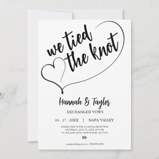 写真の取り消し案内カード セーブザデート (裏面)