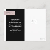 写真の取り消し葉書 ポストカード (裏面)