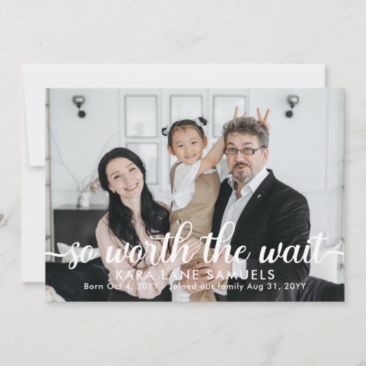 写真の取り組み発表を待つ価値がある 案内状 (正面)