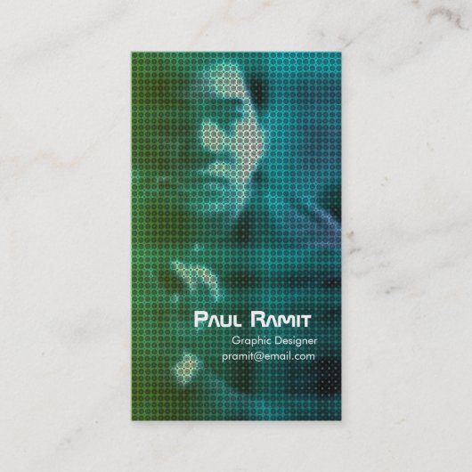 写真の名刺のテンプレート1を挿入して下さい 名刺 (正面)