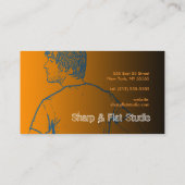 写真の名刺のテンプレート3を挿入して下さい エンクロージャーカード (裏面)