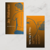 写真の名刺のテンプレート3を挿入して下さい エンクロージャーカード (正面/裏面)