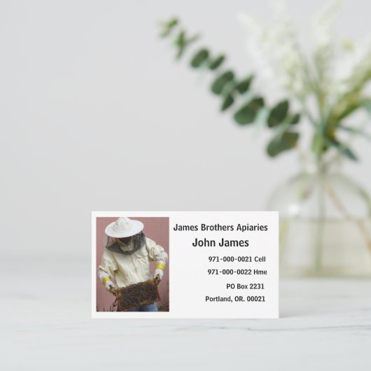 写真の名刺 名刺 (スタンド正面)