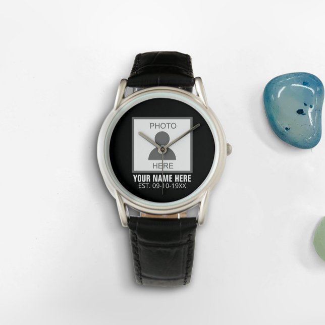 写真の名前と年齢 腕時計 (クリエイターアップロード済み)