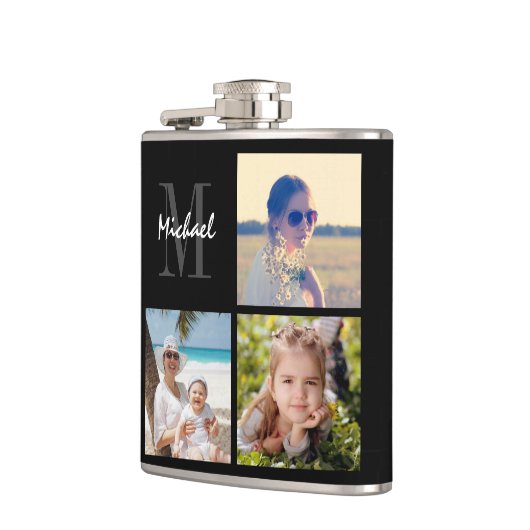 写真の名前のフモノグラムのラスクのアップロード フラスク (左)