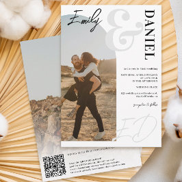 写真の名前はっきりしたスクリプトarch白黒結婚の 招待状