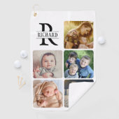 写真の名前をアップロードモノグラムの ゴルフタオル (インサイチュ)