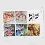 写真の名前をアップロードモノグラムの ゴルフタオル (横)