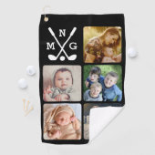 写真の名前をアップロードモノグラムの ゴルフタオル (インサイチュ)