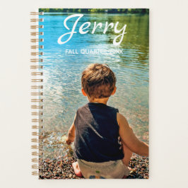 写真の名前ノートブックのパーソナライズされた追加 プランナー手帳