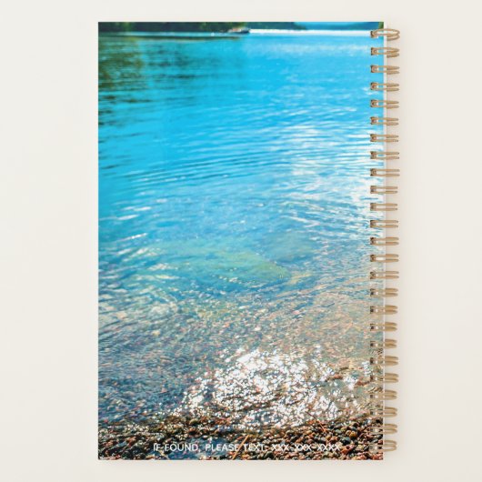 写真の名前ノートブックのパーソナライズされた追加 プランナー手帳 (裏面)