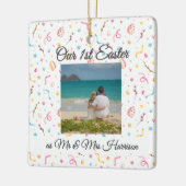 写真の名前 | 新婚の記念すべき最初の復活祭 セラミックオーナメント (左)