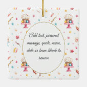 写真の名前 | 新婚の記念すべき最初の復活祭 セラミックオーナメント (裏面)