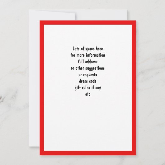 写真の変更をすべて追加文字クリスマスパーティー 招待状 (裏面)