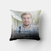 写真の大パーソナライズされた学院の定義 クッション (裏面)