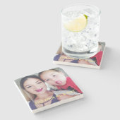 写真の大理石を追加 ストーンコースター (横)