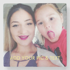 写真の大理石を追加 ストーンコースター