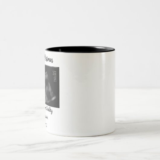 写真の妊娠の発表は親2022を期待 ツートーンマグカップ (中央)