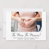 写真の妊娠メリーが多い シーズンカード (正面)