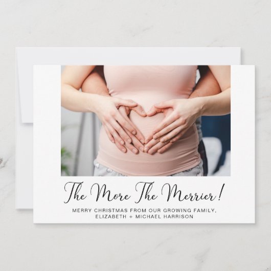 写真の妊娠メリーが多い シーズンカード (正面)