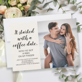 写真の婚約から 招待状