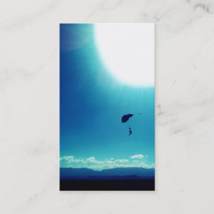 写真の完全なskydive 名刺