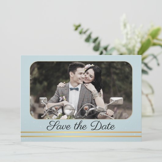 写真の山の日付カードを保存 案内状 (スタンド正面)