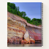 写真の岩の湖の優れた国の海岸線No ノートブック (裏面)
