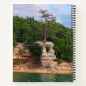 写真の岩の湖の優れた国の海岸線No ノートブック (裏面)