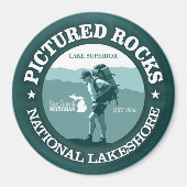 写真の岩石NP マグネット (正面)