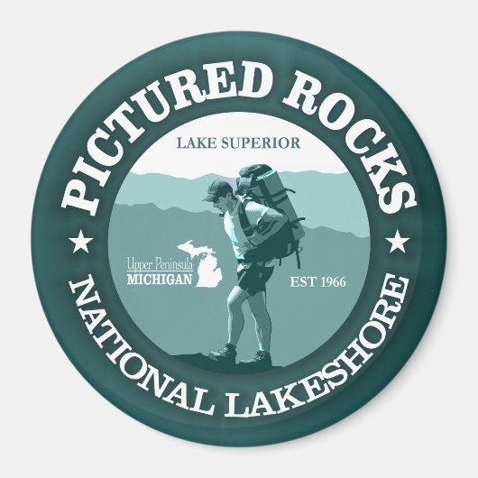 写真の岩石NP マグネット (正面)