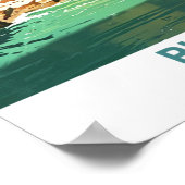 写真の岩，ミシガン州，美しい風景 ポスター (角)