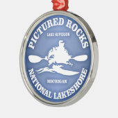 写真の岩(rd) メタルオーナメント (左)