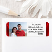 写真の差出人住所ラベル ラベル (インサイチュ)