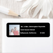 写真の差出人住所ラベル ラベル (インサイチュ)