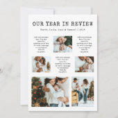 写真の年間ベストレビュー ホリデーカード (正面)