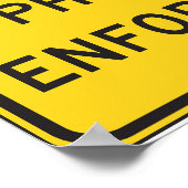 写真の強制サインのポスター ポスター (角)