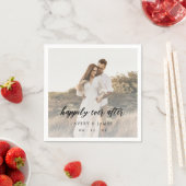 写真の後ずっと幸せ結婚に スタンダードカクテルナプキン (インサイチュ)