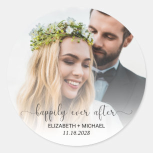 写真の後ずっと幸せ結婚に ラウンドシール