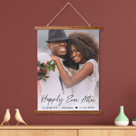 写真の後ずっと幸せ結婚に 吊り下げ型タペストリー