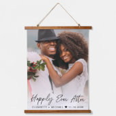 写真の後ずっと幸せ結婚に 吊り下げ型タペストリー (正面)