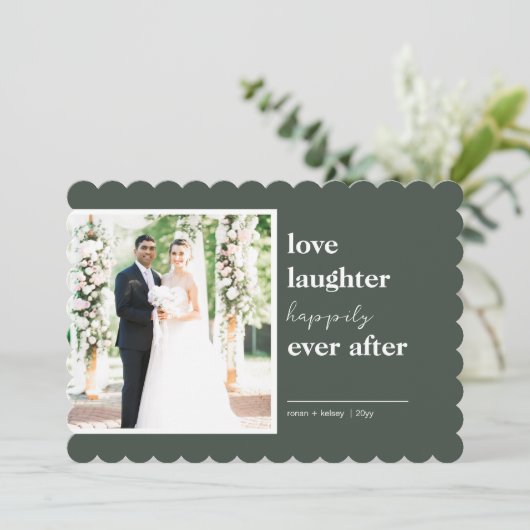 写真の後ずっと楽しく笑い結婚を愛する シーズンカード (スタンド正面)