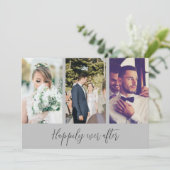 写真の後で幸結婚福に サンキューカード (スタンド正面)