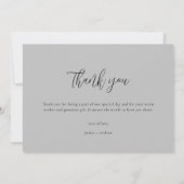 写真の後で幸結婚福に サンキューカード (裏面)