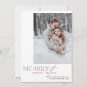 写真の後結婚で楽しく シーズンカード (正面)