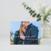 写真の得驚き婚約した 案内ポストカード (スタンド正面)