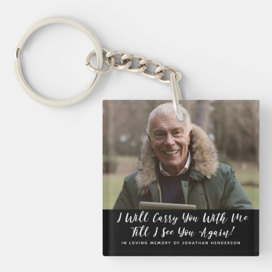 写真の思い出を愛して キーホルダー (正面)